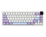 Klawiatura Ajazz AK650 Dream Weaver Switch Purple White Blue RGB z ekanem